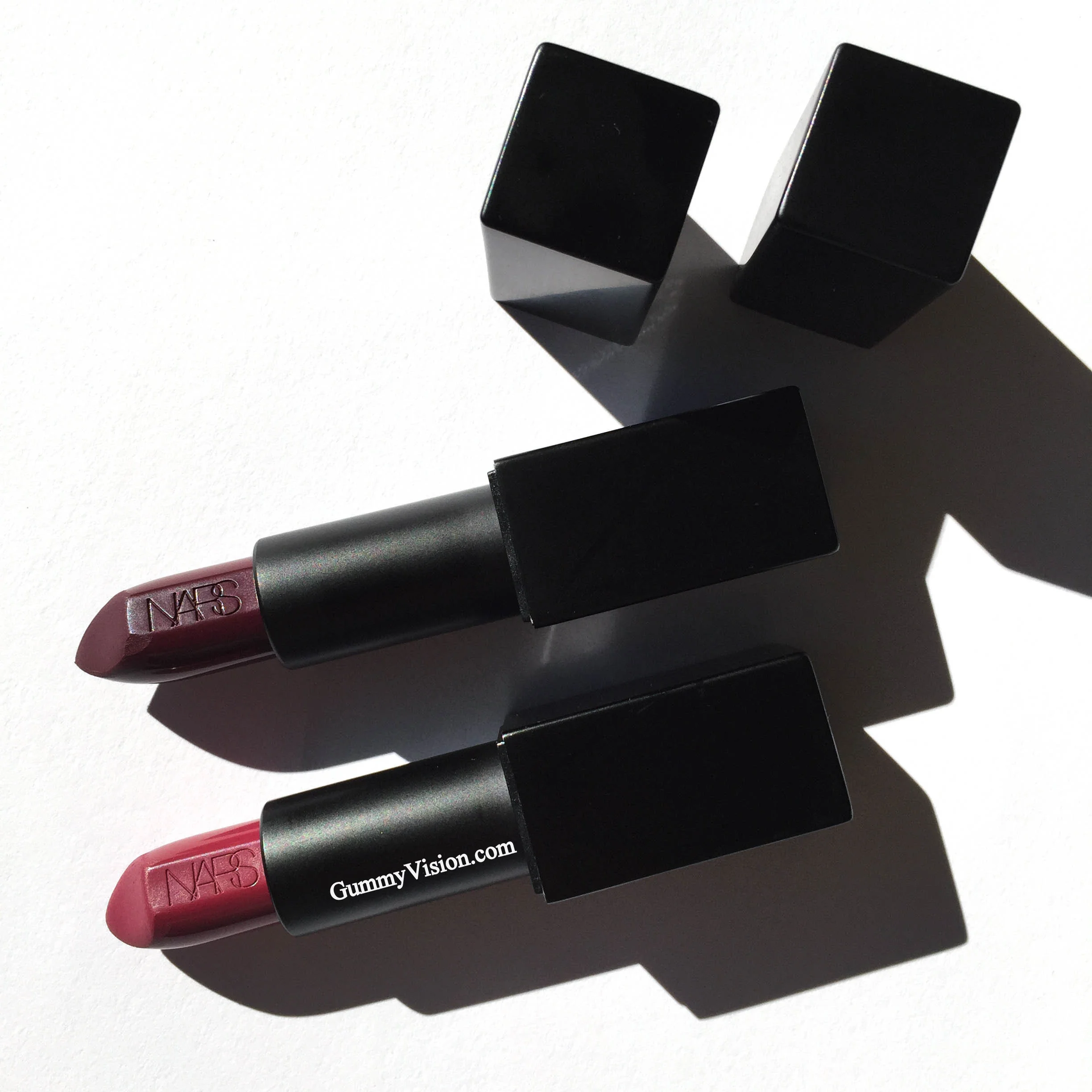 NARS Audacious Lipstick in Liv (top) &amp; Vivien (bottom)
