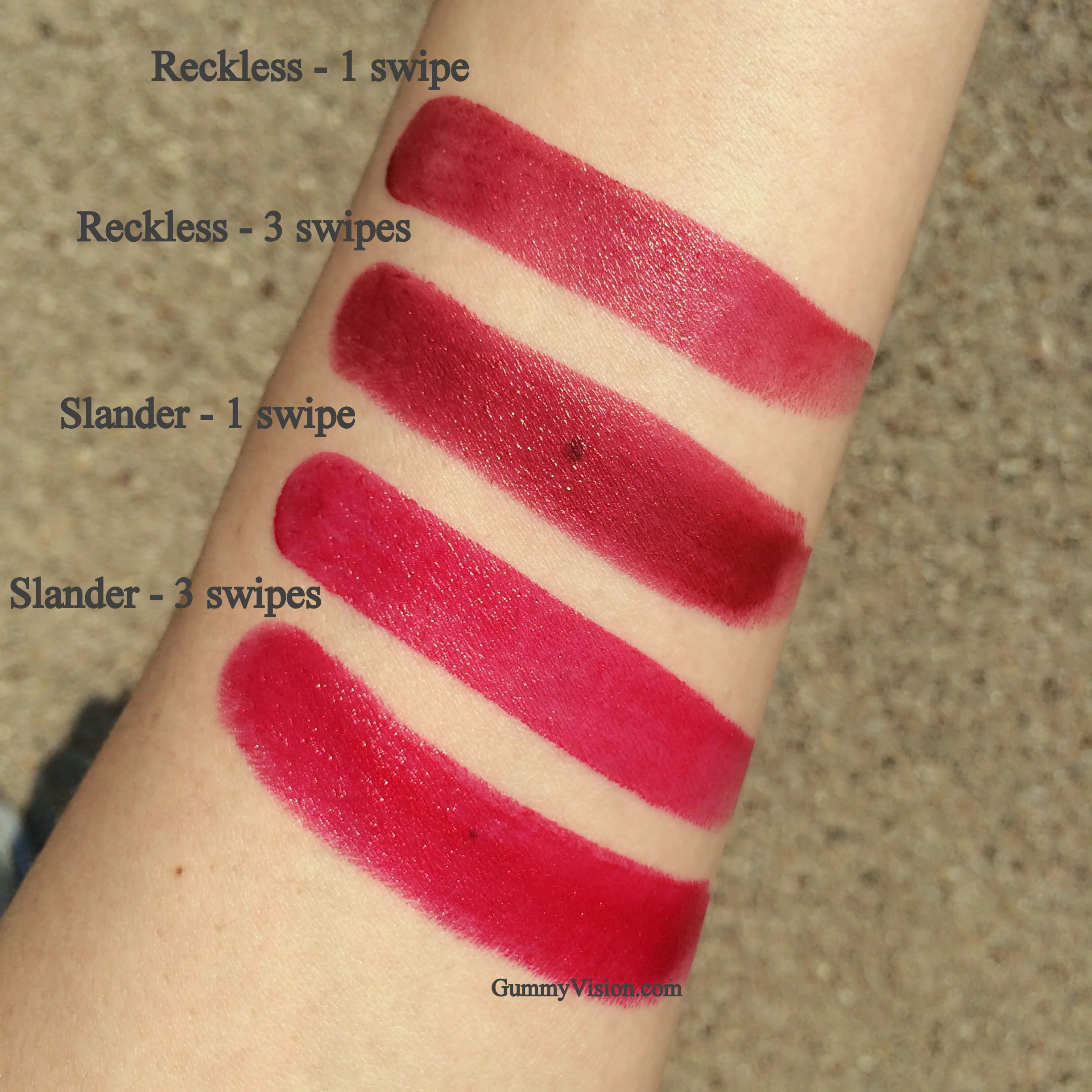 Tom Ford Lip Color in Reckless &amp; Slander - daylight