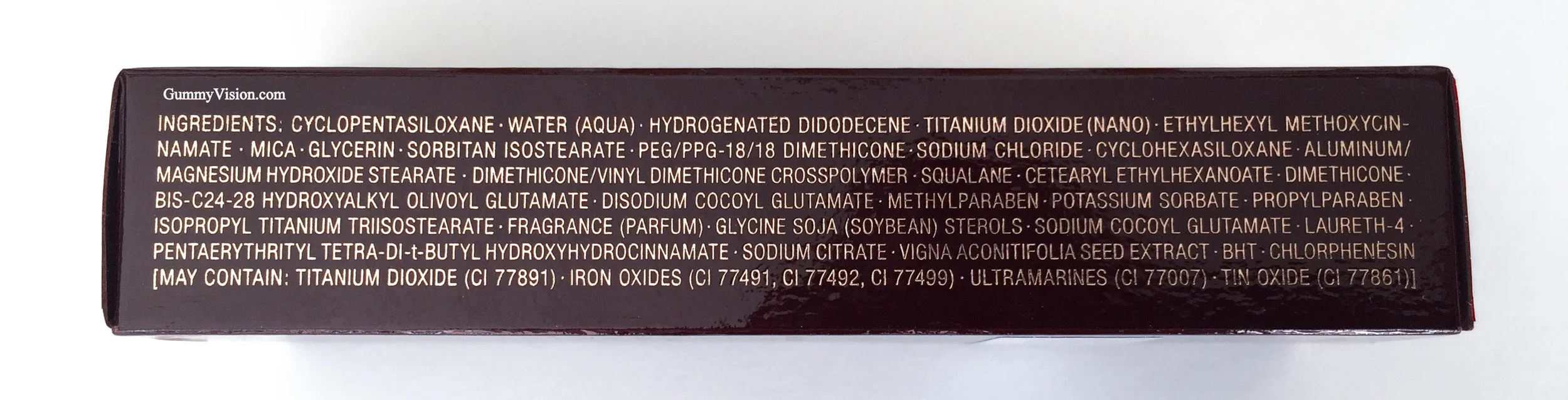 Charlotte Tilbury Light Wonder ingredients - www.gummyvision.com