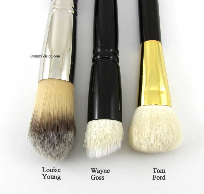 Louis Young LY34, Wayne Goss 01, Tom Ford 02 Cream Foundation Brush