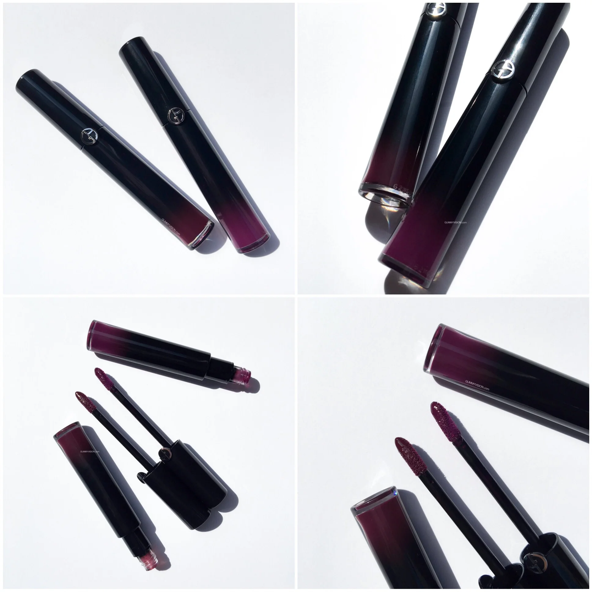 Click image to enlarge. Armani Ecstasy Lacquer In 603 Night Viper &amp; 602 Vertigo - gummyvision.com