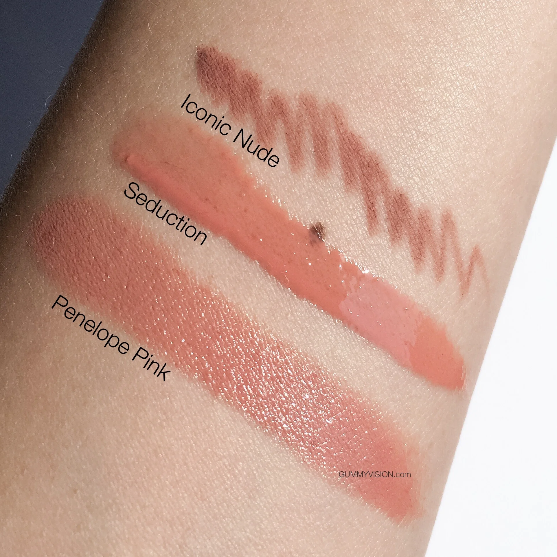 Sunlight swatches. Charlotte Tilbury 'The Perfect Nude Kiss' Set, exclusive to Nordstrom, but can be purchased individually. The set includes full sizes of the following: K.I.S.S.I.N.G. Lipstick in Penelope Pink, Lip Cheat in Iconic Nude, Lip Lustre…