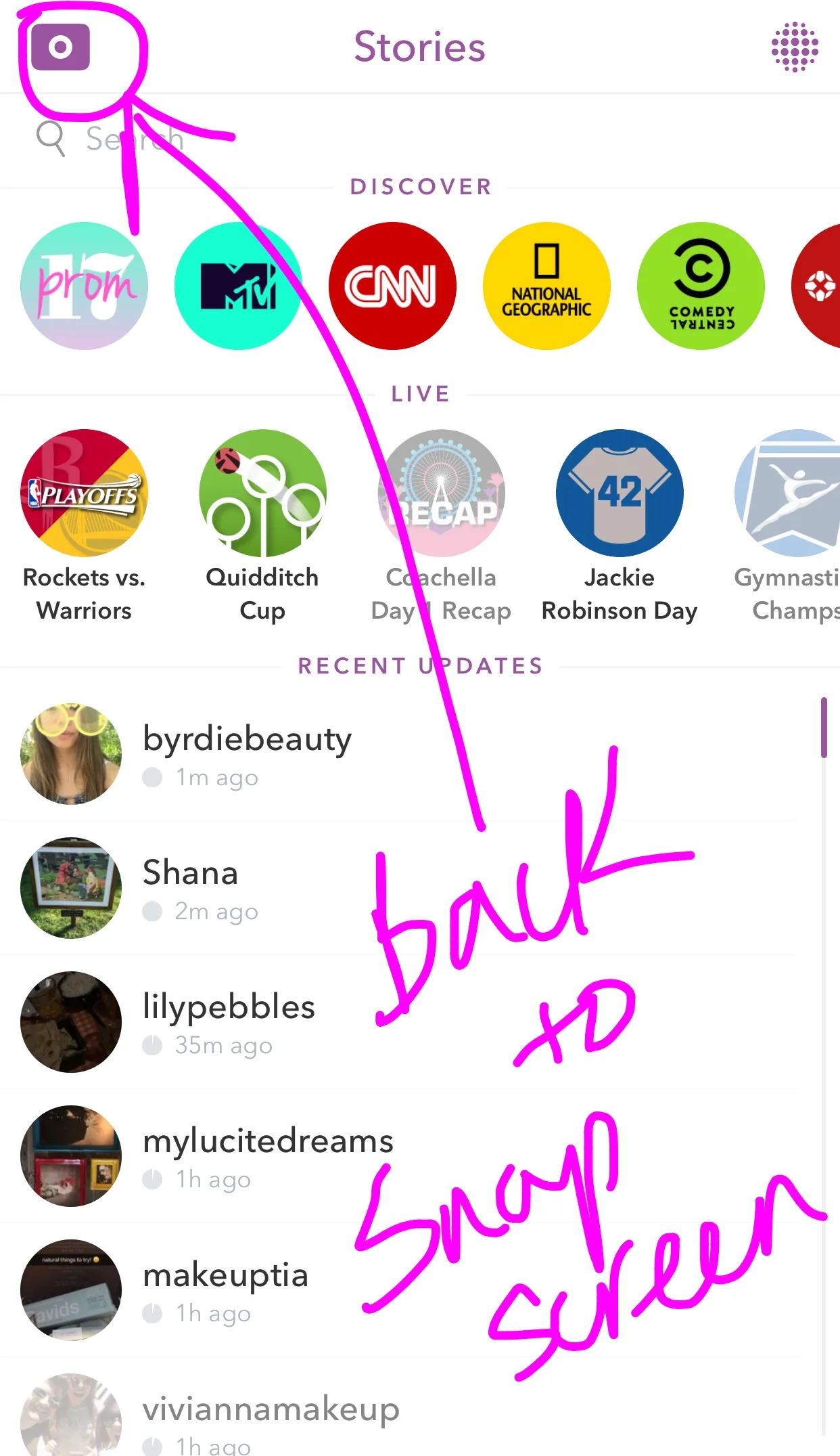 Snapchat Tutorial&nbsp;