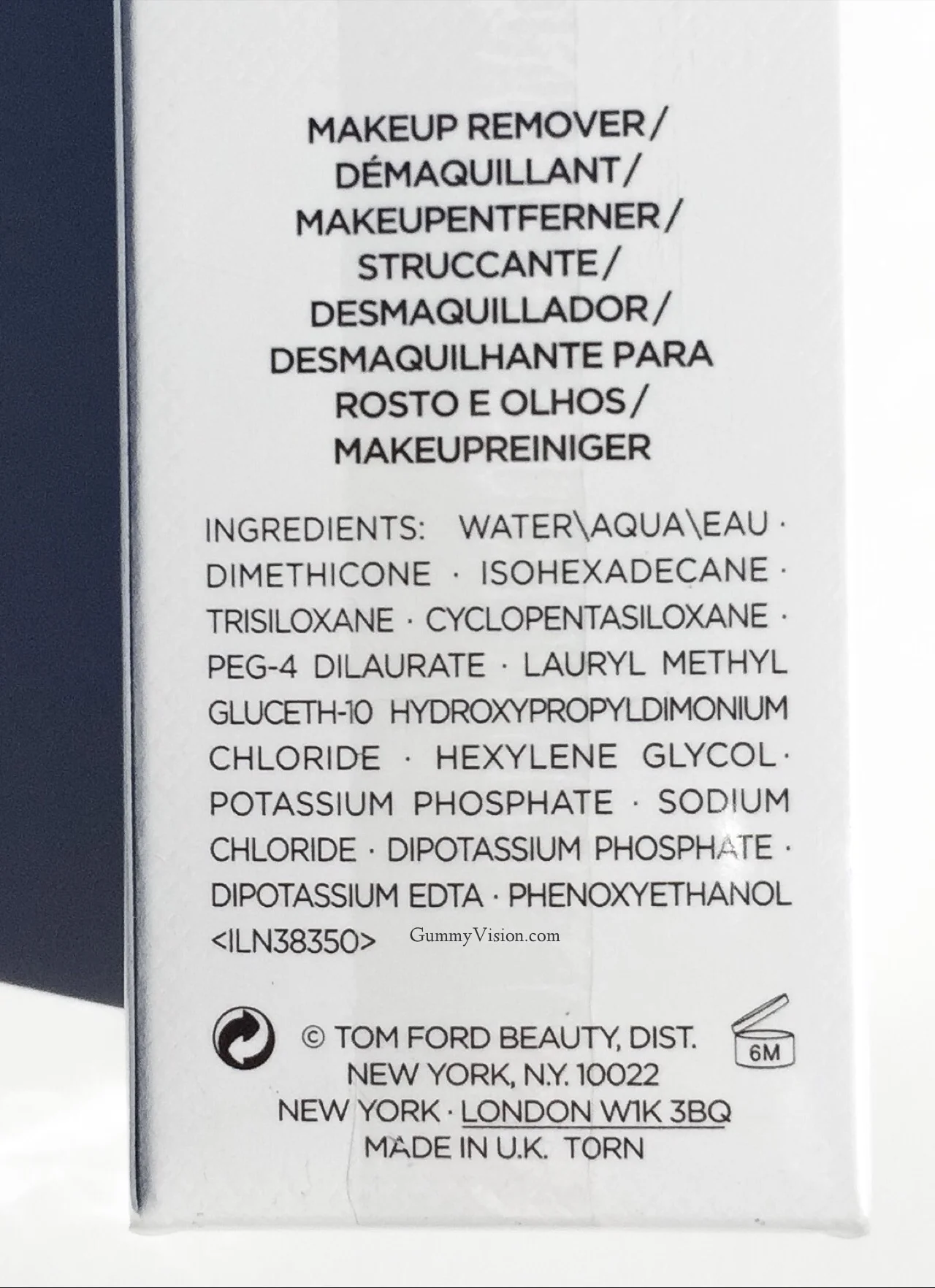 Tom Ford Makeup Remover - www.gummyvision.com