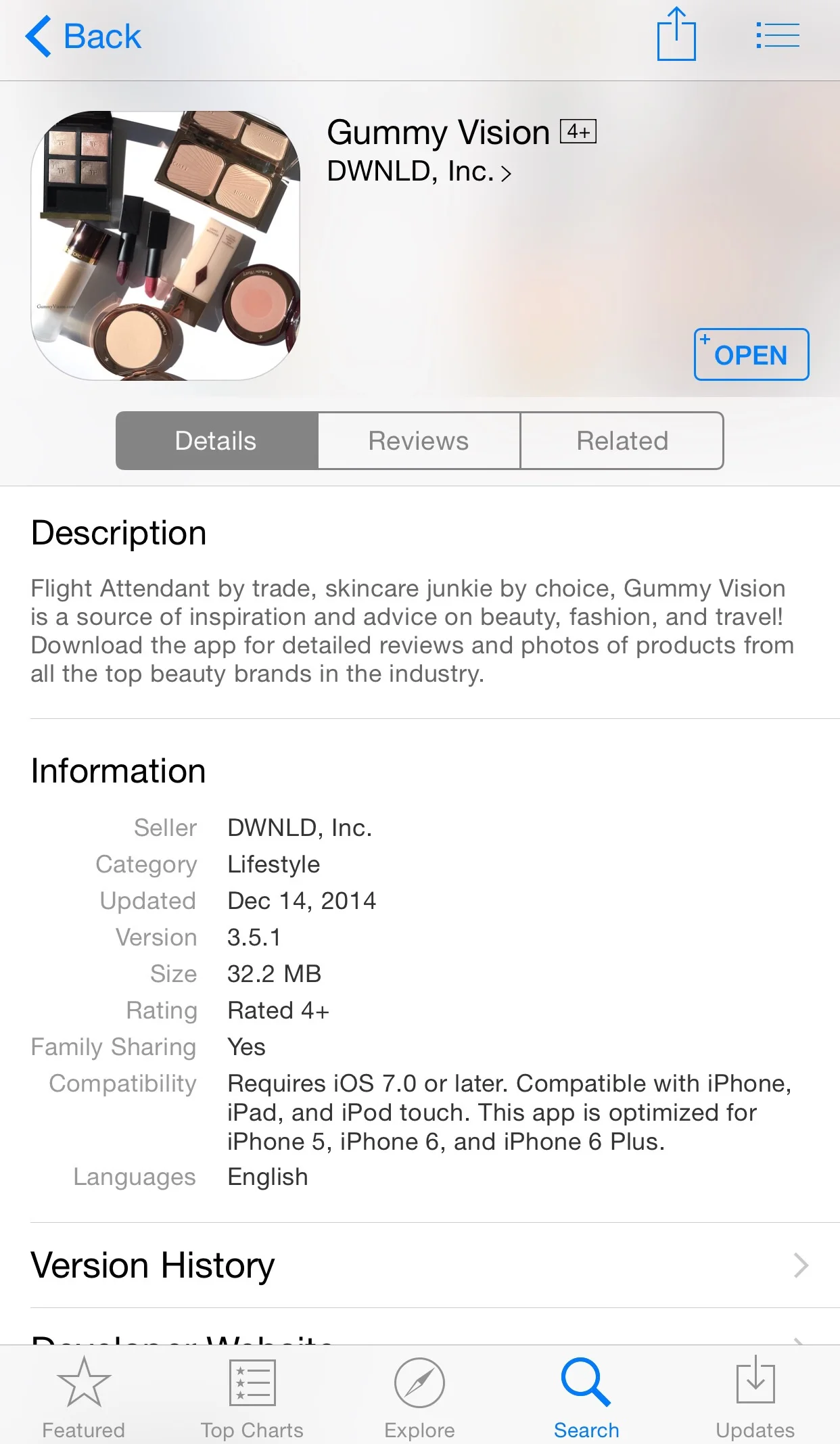 Gummy Vision app - www.gummyvision.com