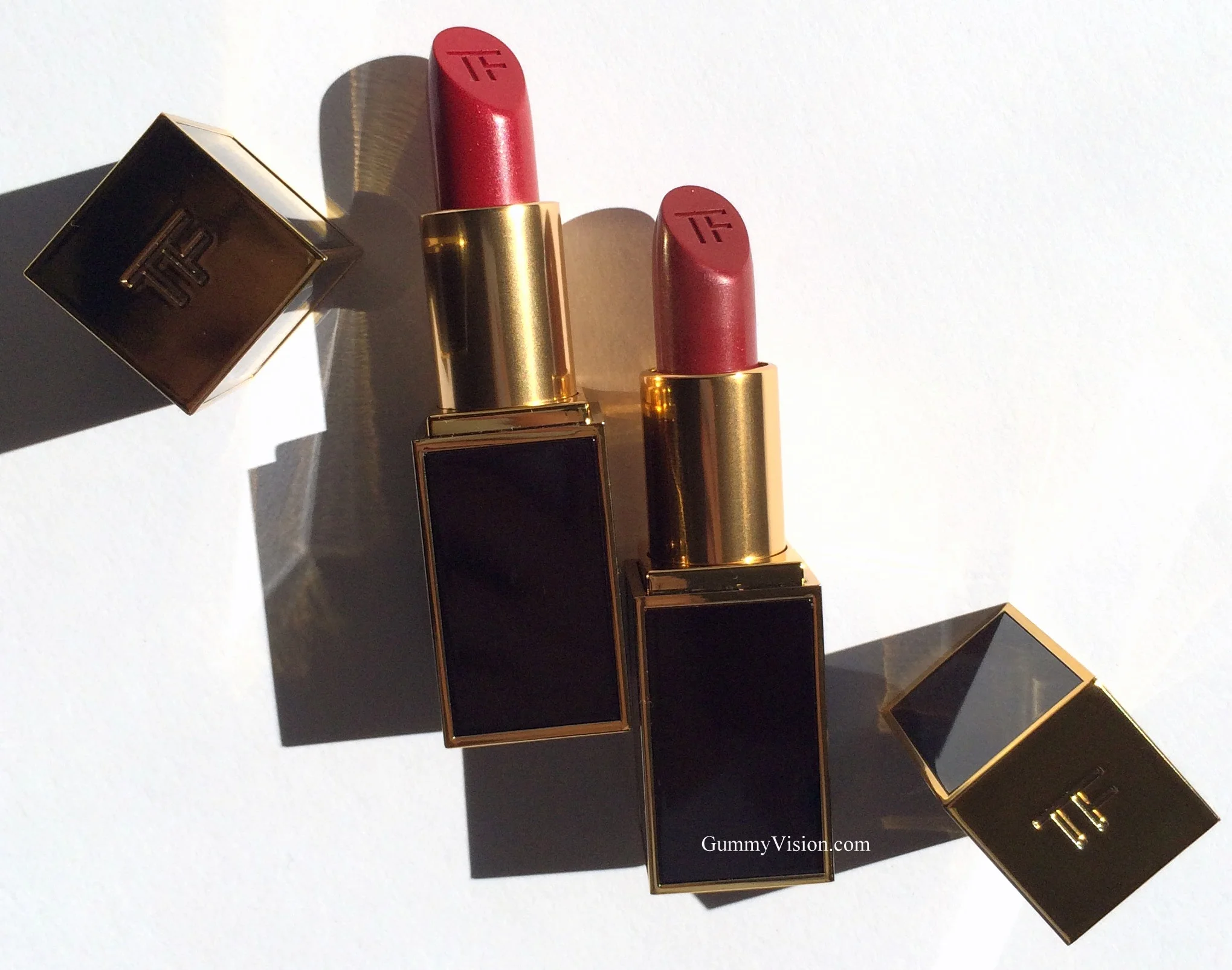 Tom Ford Lip Color in Slander (L) &amp; Reckless (R)