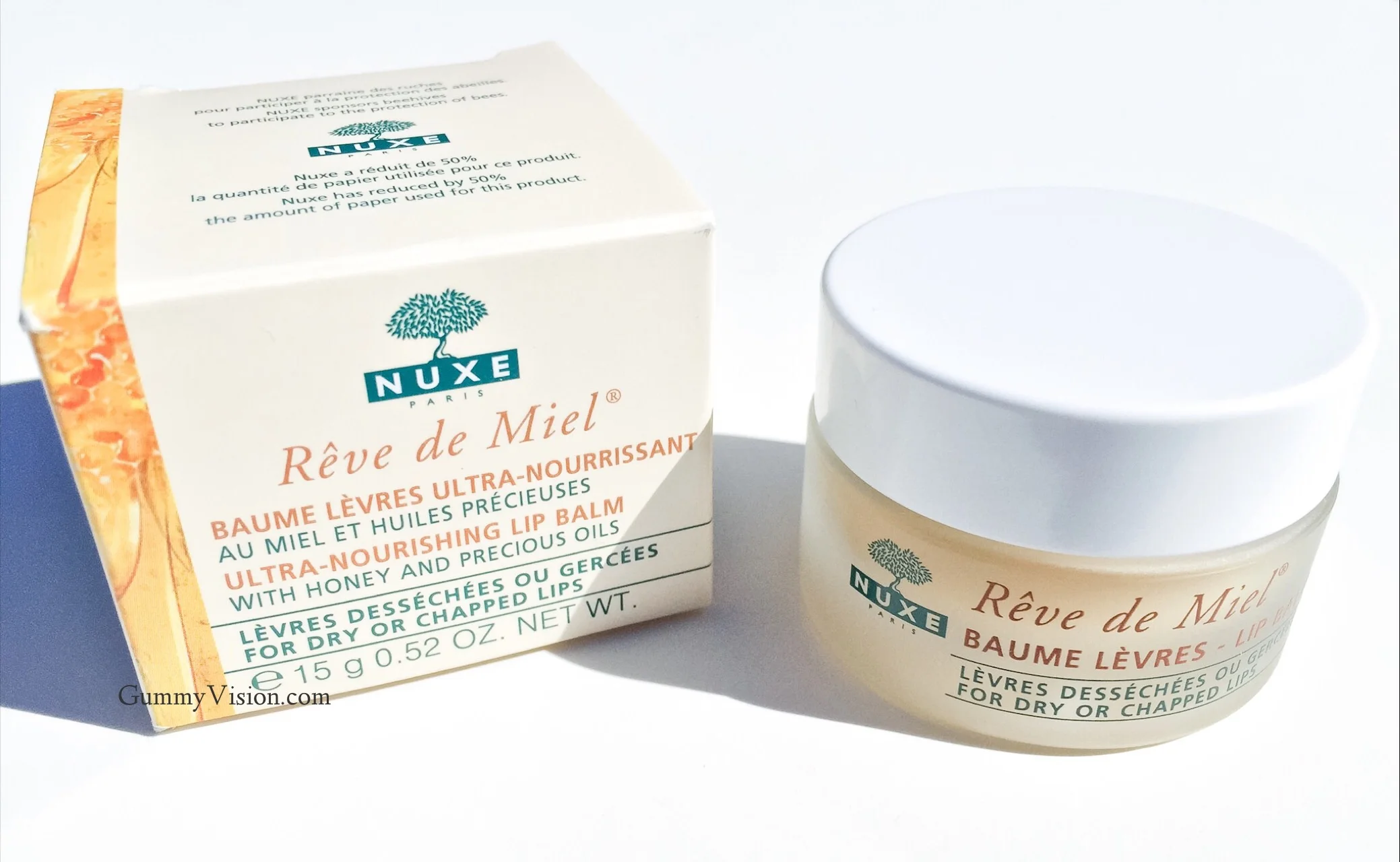 Nuxe Reve de Miel Lip Balm - www.gummyvision.com